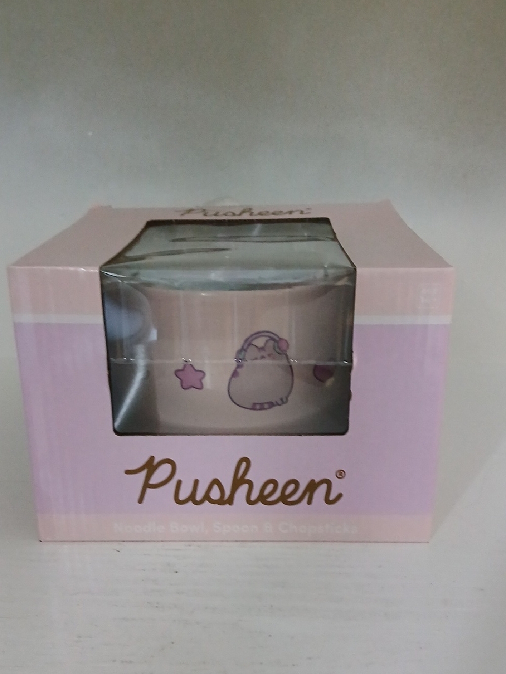 Pusheen Pastel Pink Ramen Bowl Set